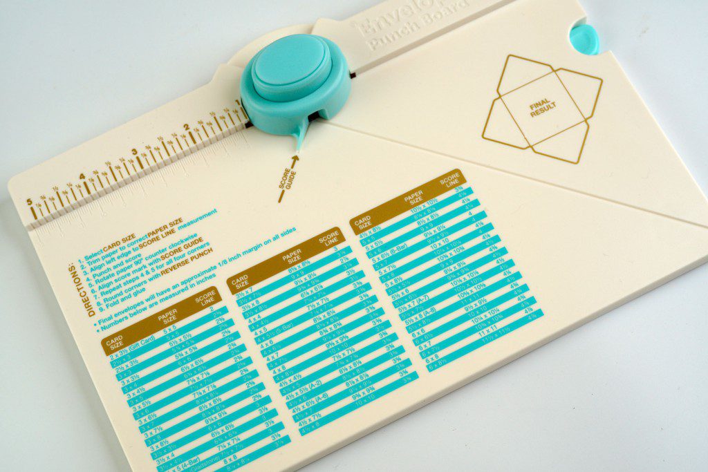 We R Memory Keepers「Envelope Punch Board」を使ってオリジナルの封筒を作る