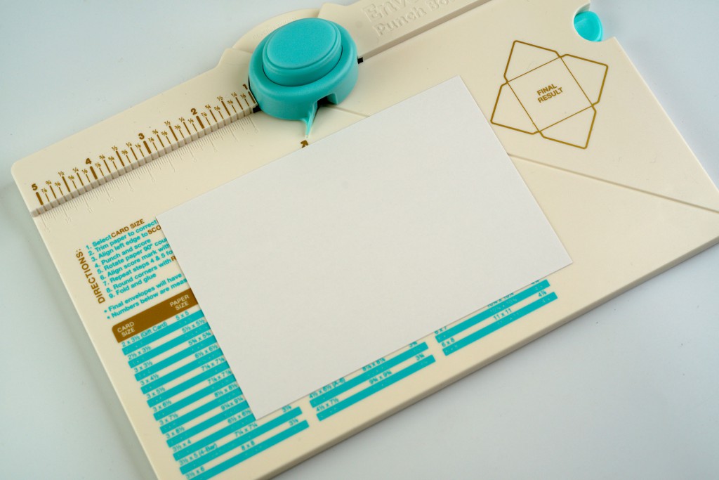 We R Memory Keepers「Envelope Punch Board」を使ってオリジナルの封筒を作る | jittodesign blog
