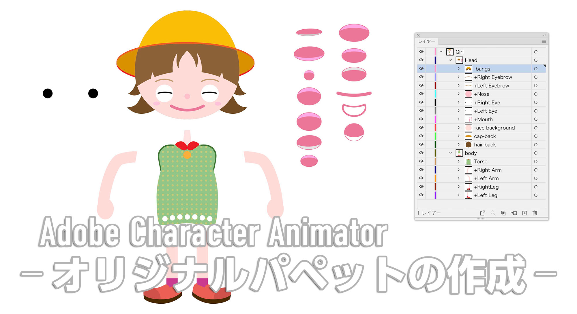 Adobe Character Animator パペットの作成 Jittodesign Blog